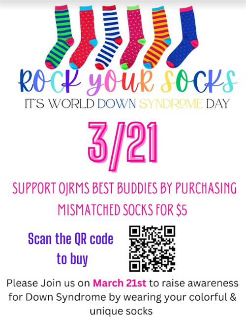 Rock Your Socks and Support World Down Syndrome Day