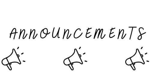 announcements
